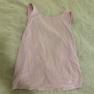 Lululemon Light Pink Tank Top Open Back